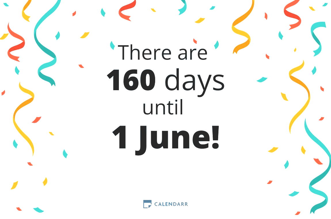 How many days until 1 June - Calendarr