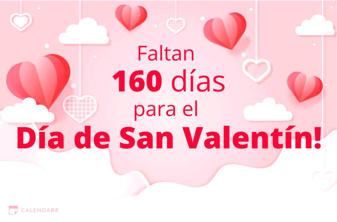 Descubre cuántos días faltan para  el Día de San Valentín - Calendarr