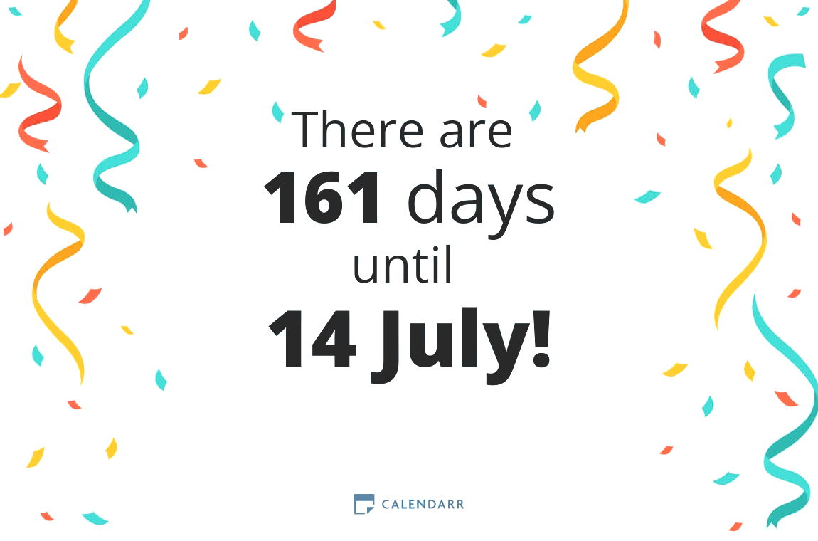 How many days until 14 July - Calendarr