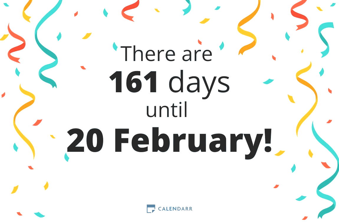 How many days until 20 February - Calendarr