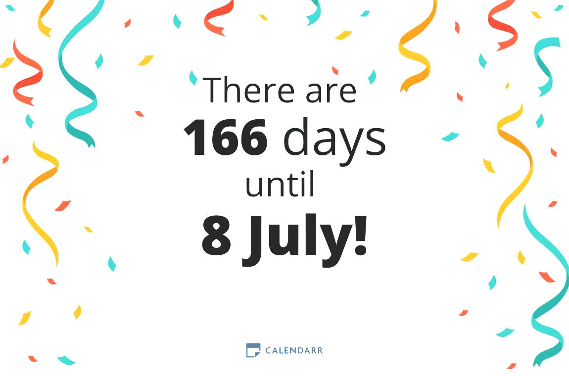 How many days until 8 July - Calendarr