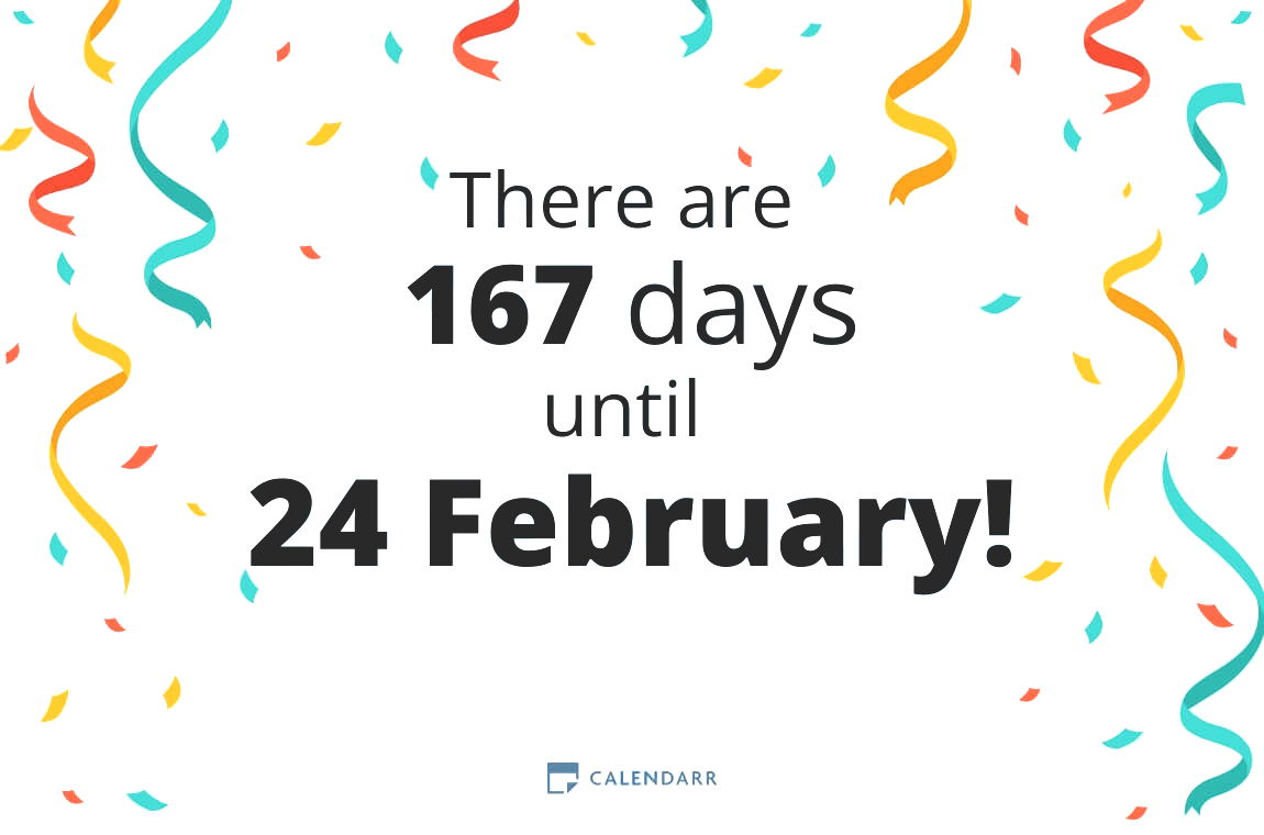 How many days until 24 February - Calendarr