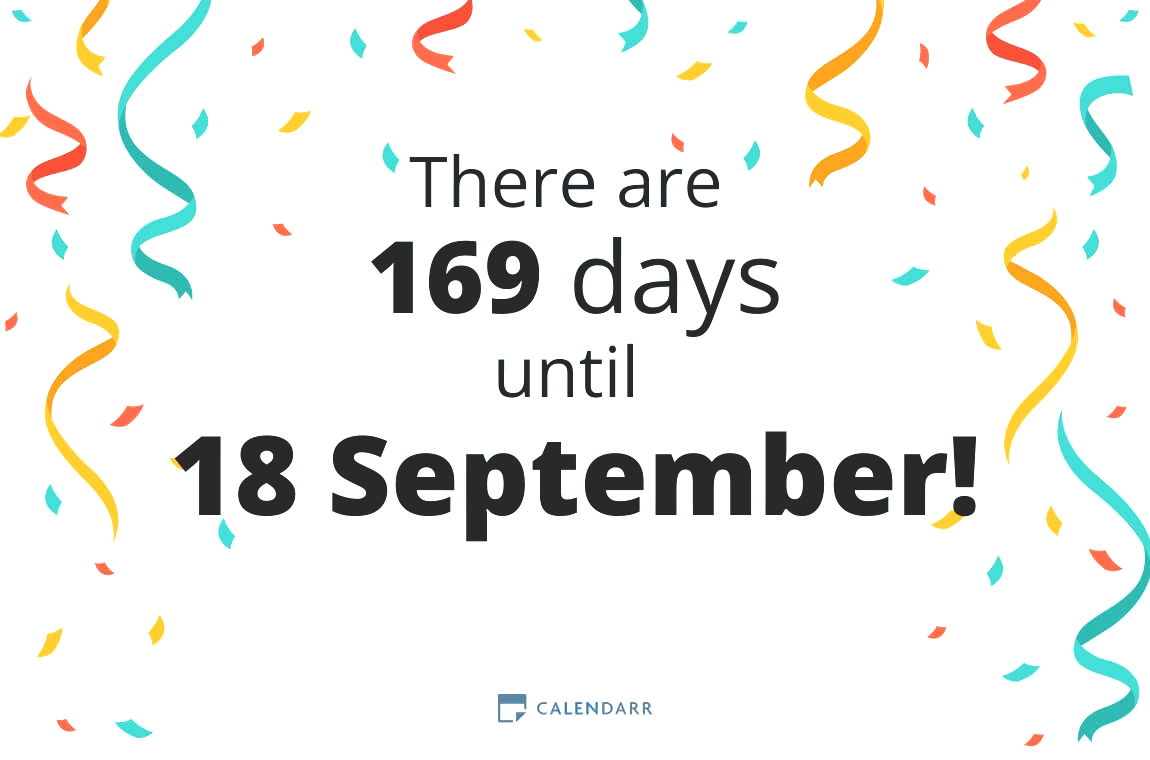How many days until 18 September - Calendarr
