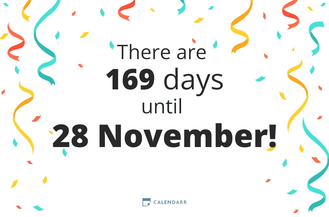 How many days until 28 November - Calendarr