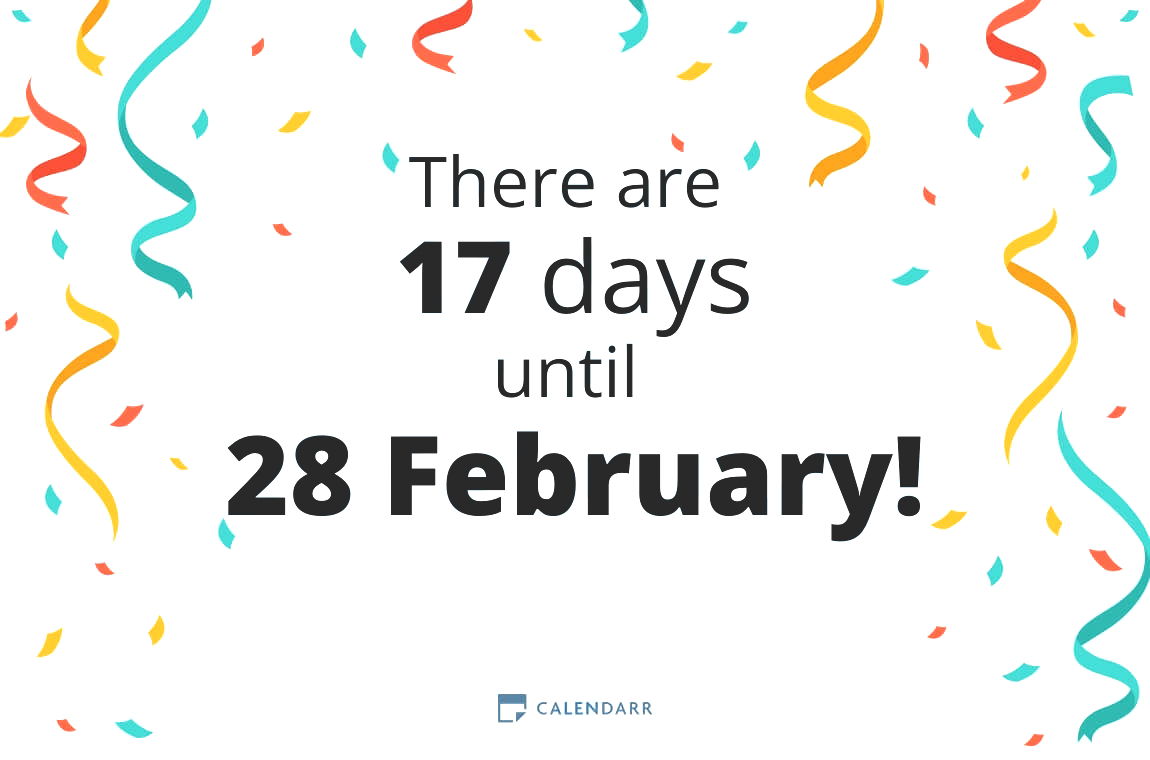 How many days until 28 February - Calendarr