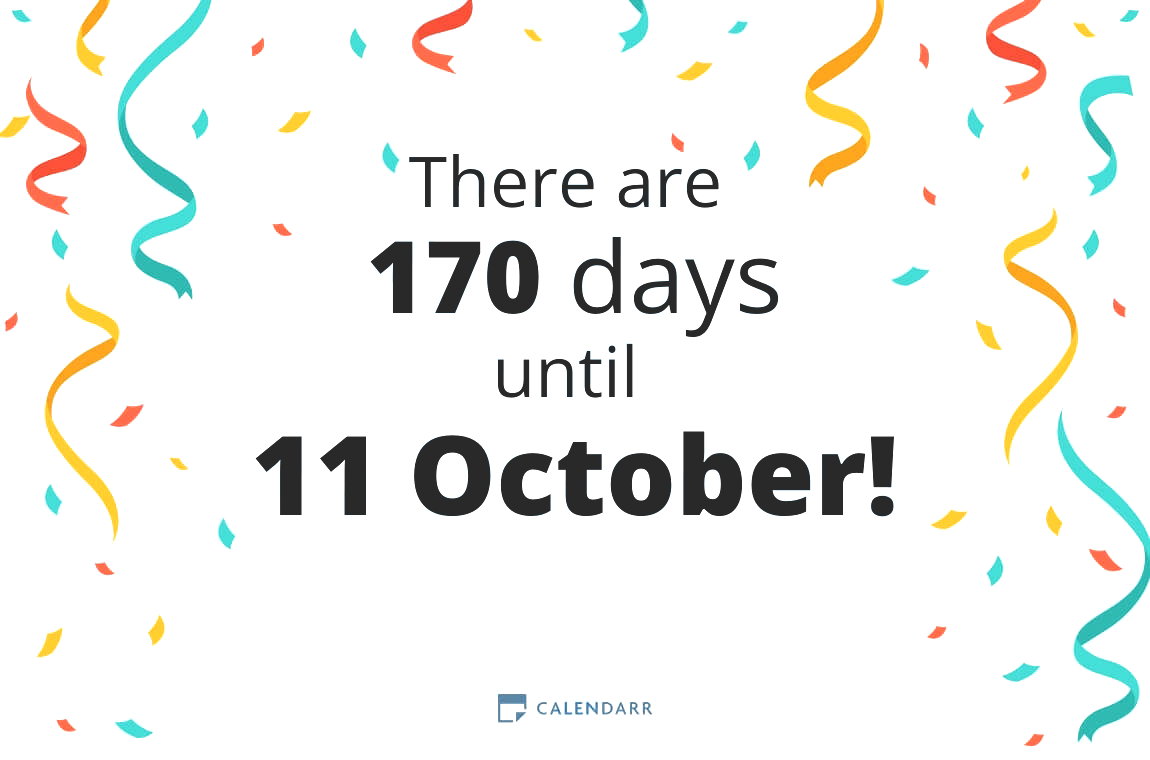 How many days until 11 October - Calendarr