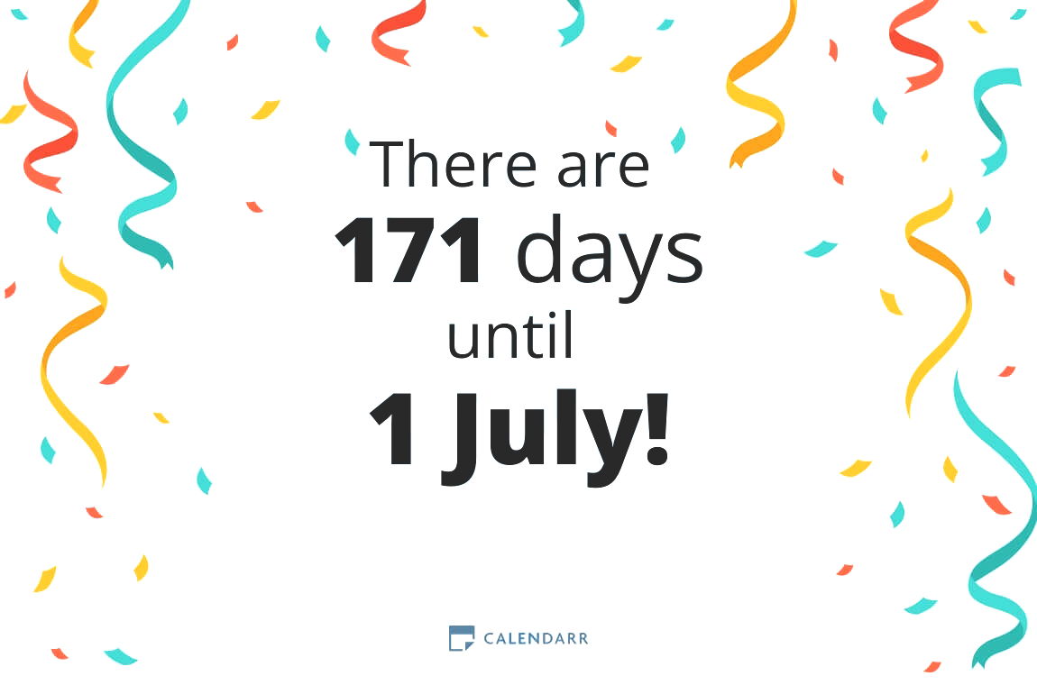 How many days until 1 July - Calendarr