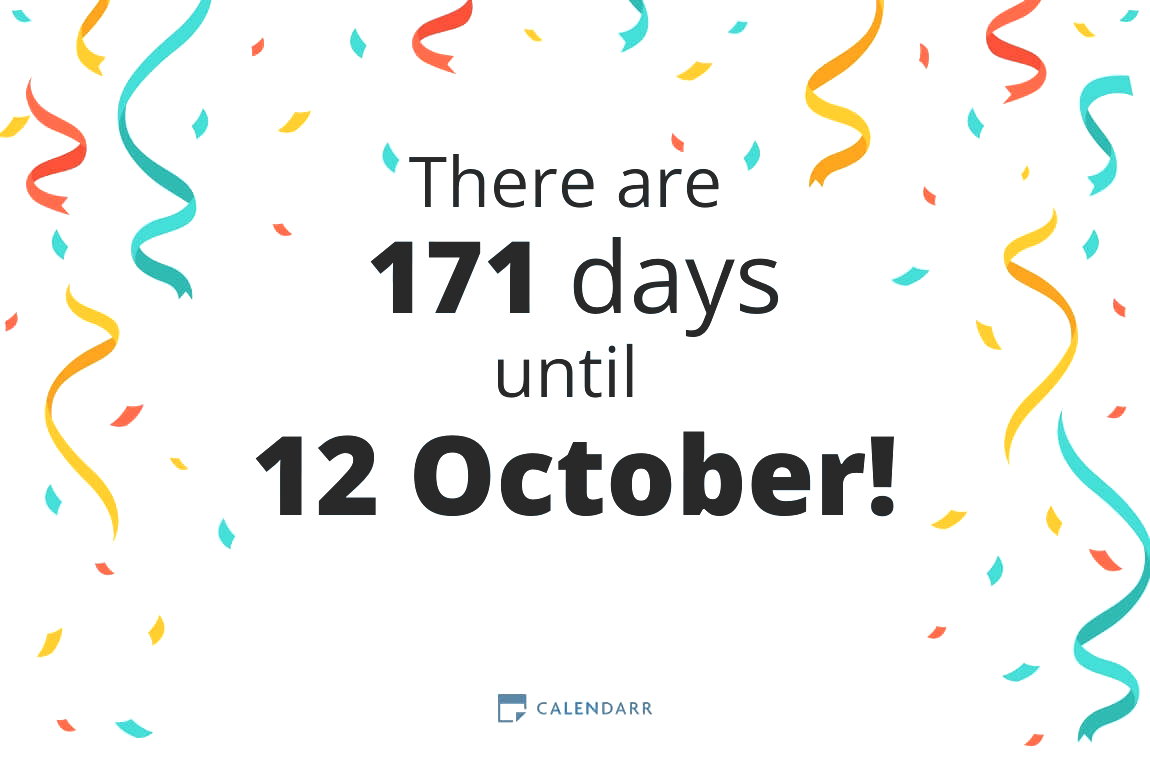 How many days until 12 October - Calendarr