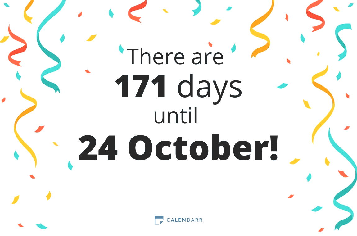 How many days until 24 October - Calendarr