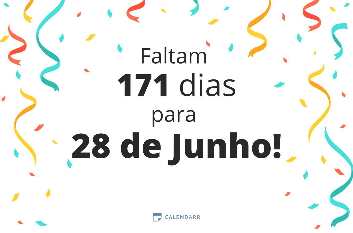 Descubra quantos dias faltam para 28 de Junho - Calendarr