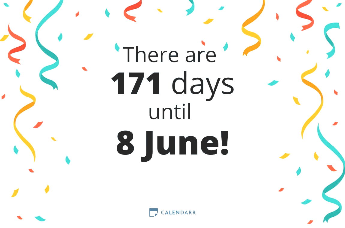 How many days until 8 June - Calendarr