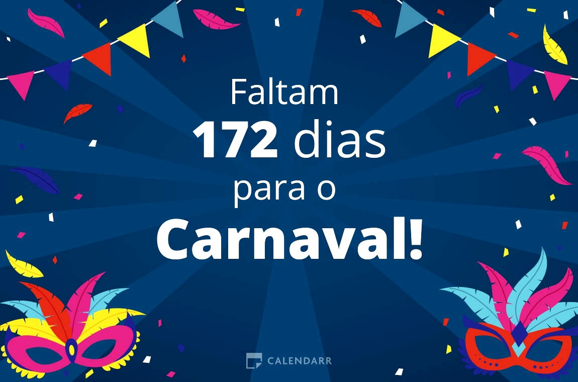 Descobre quantos dias faltam para o Carnaval - Calendarr