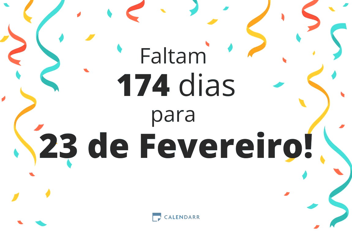 Descobre quantos dias faltam para 23 de Fevereiro - Calendarr