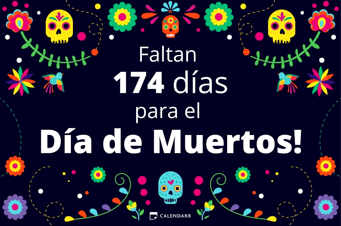 Descubre cuántos días faltan para  el Día de Muertos - Calendarr