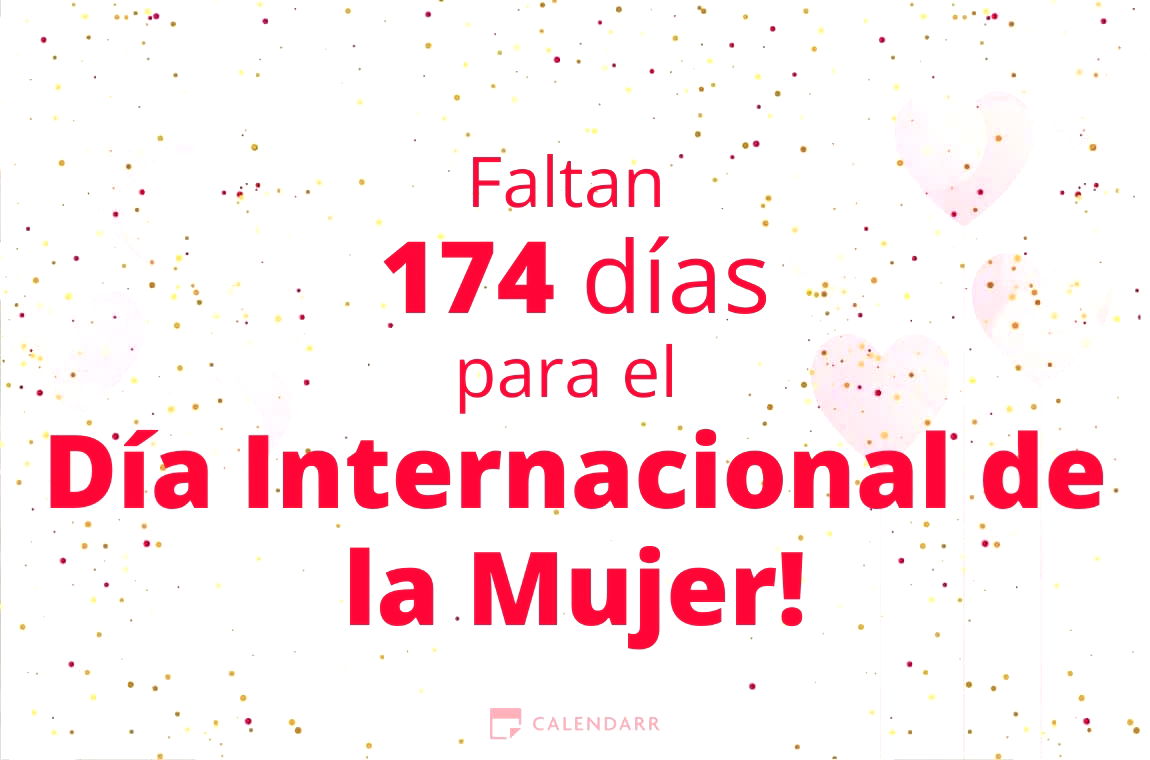 Descubre cuántos días faltan para  el Día Internacional de la Mujer - Calendarr