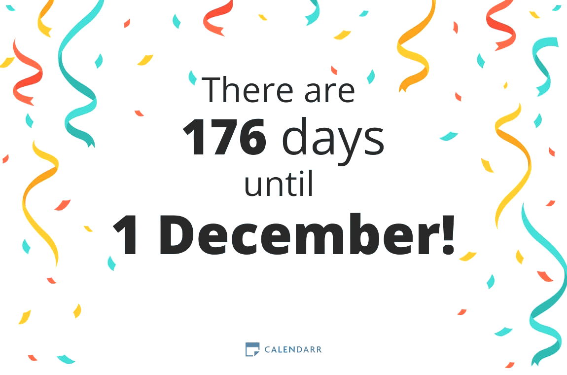 How many days until 1 December - Calendarr