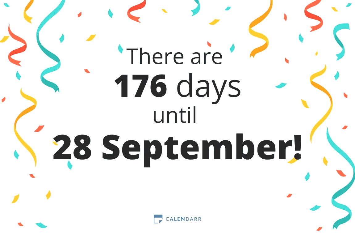 How many days until 28 September - Calendarr