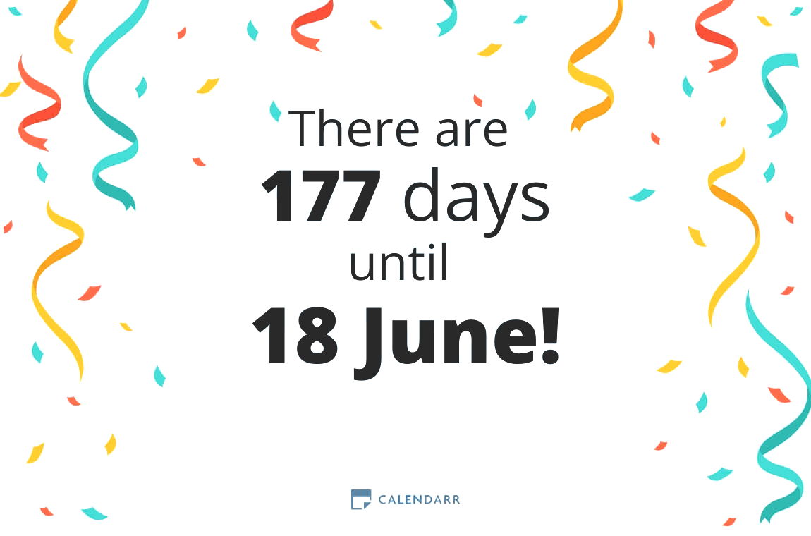 How many days until 18 June - Calendarr