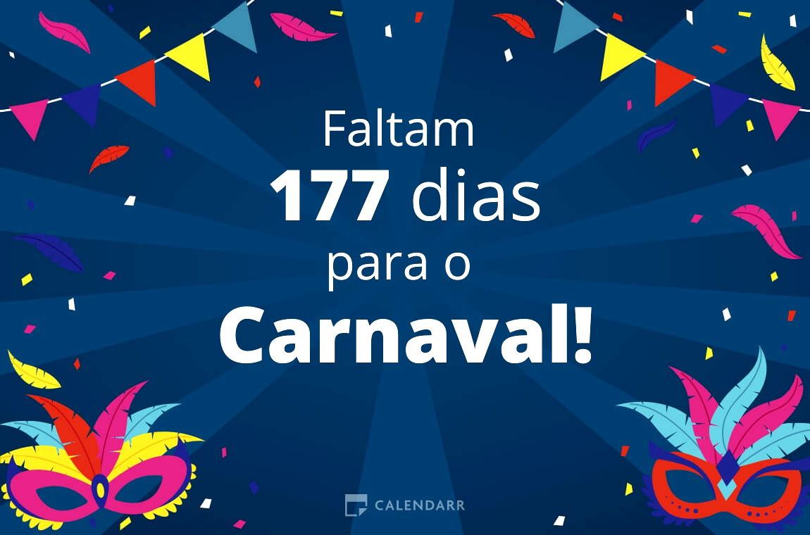 Descobre quantos dias faltam para  o Carnaval - Calendarr