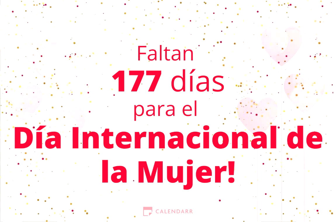 Descubre cuántos días faltan para el Día Internacional de la Mujer - Calendarr