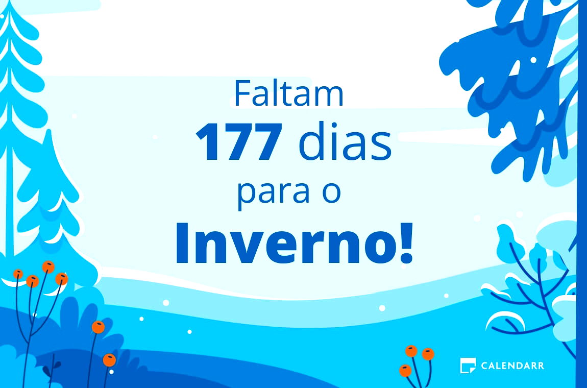 Descobre quantos dias faltam para  o Inverno - Calendarr
