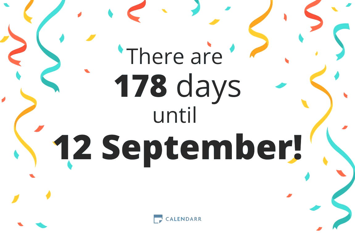 How many days until 12 September - Calendarr