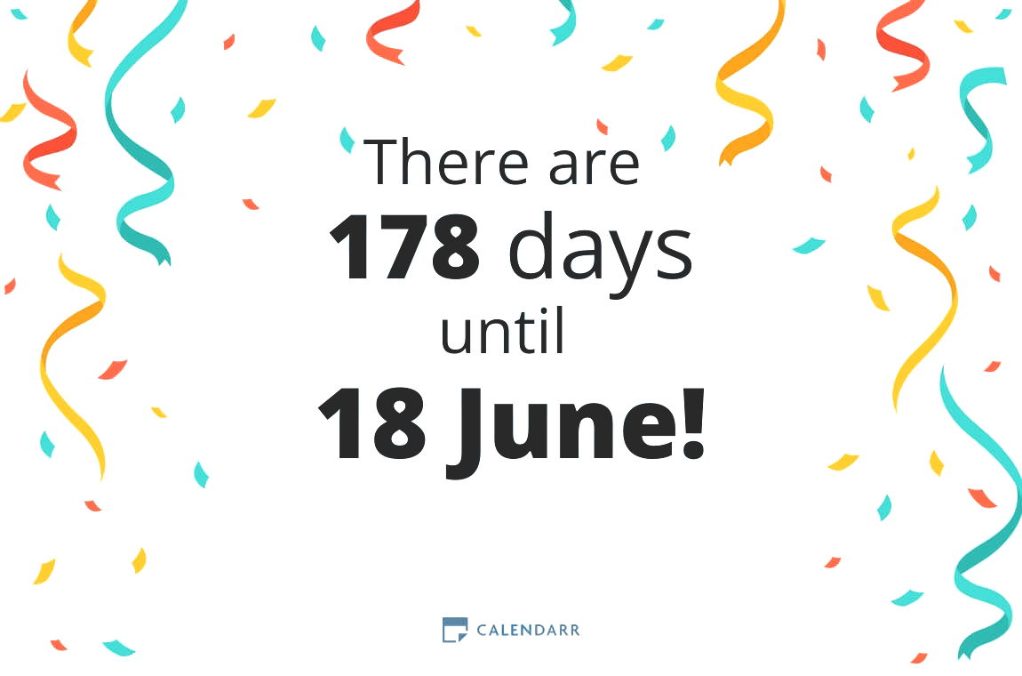 How many days until 18 June - Calendarr