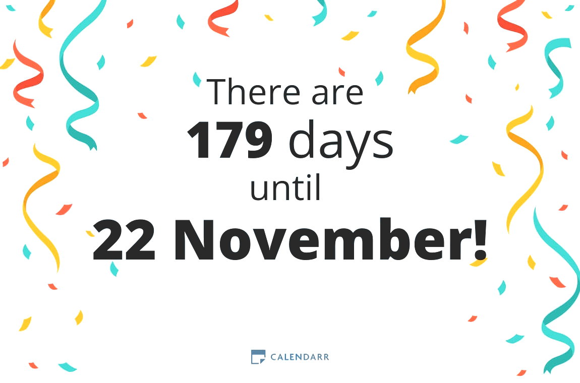 How many days until 22 November - Calendarr