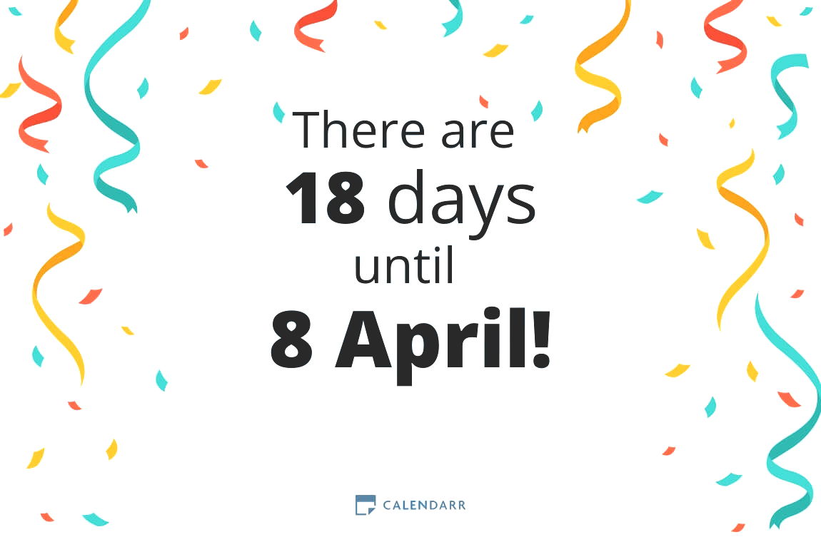 How many days until 8 April - Calendarr