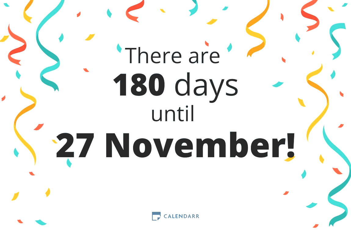 How many days until 27 November - Calendarr