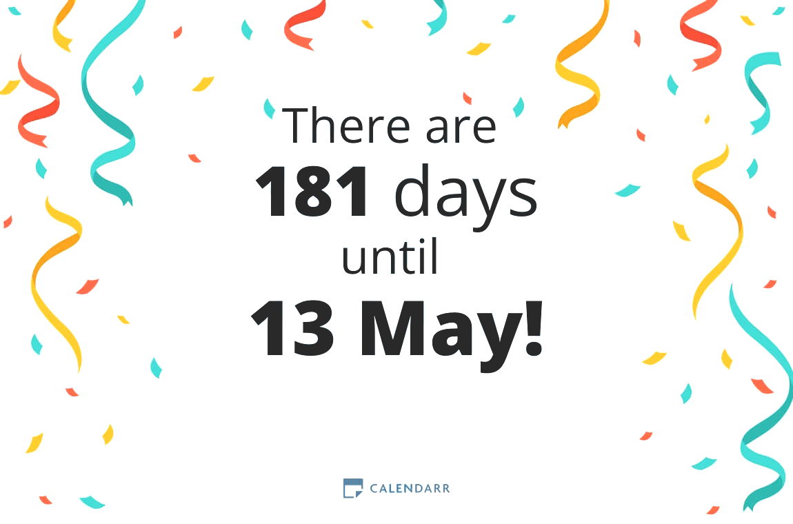 How many days until 13 May - Calendarr