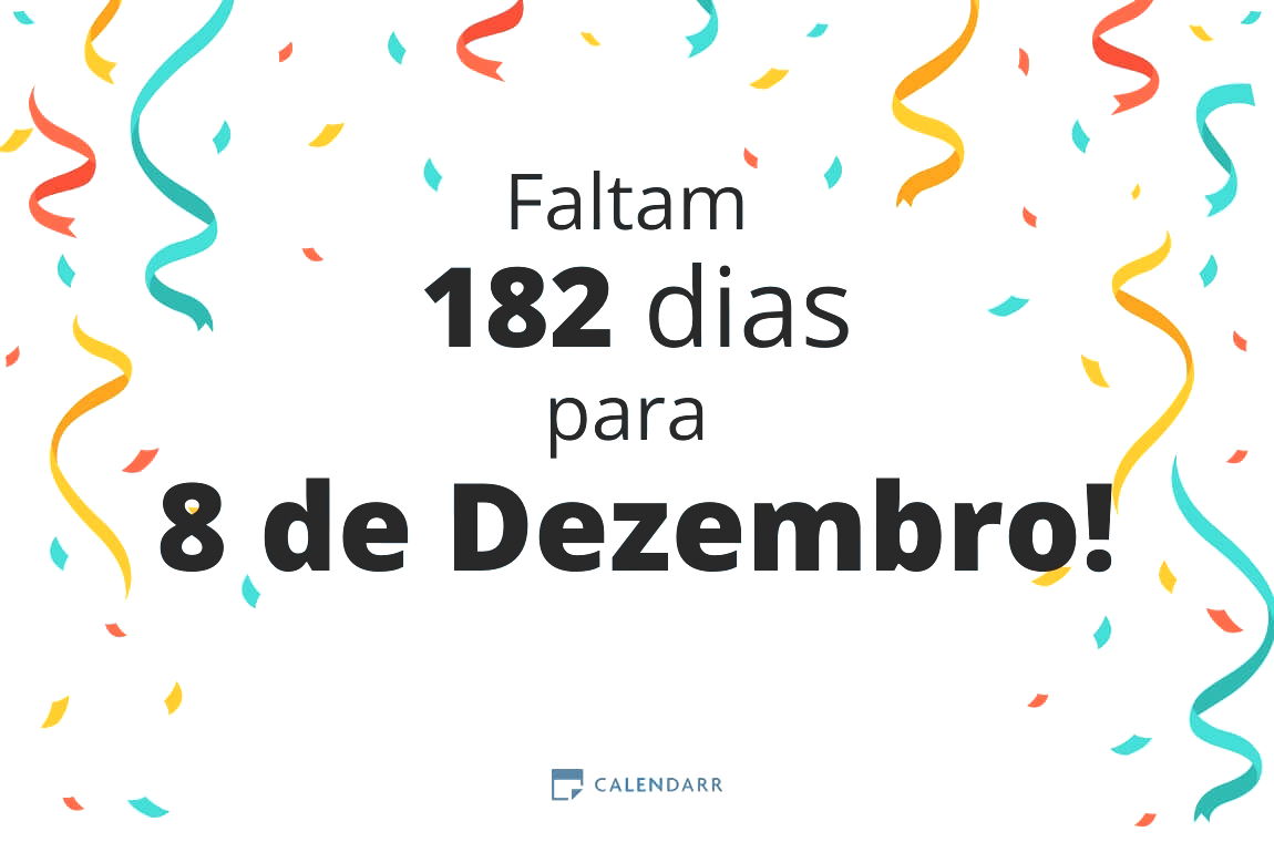 Descubra quantos dias faltam para 8 de Dezembro - Calendarr