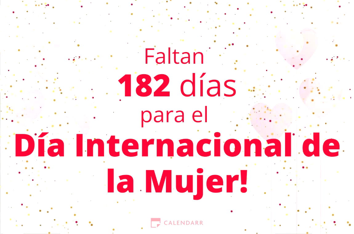 Descubre cuántos días faltan para  el Día Internacional de la Mujer - Calendarr