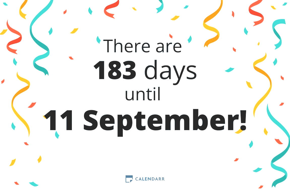 How many days until 11 September - Calendarr