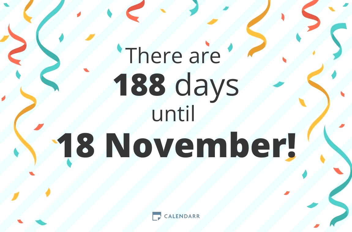 How many days until 18 November - Calendarr