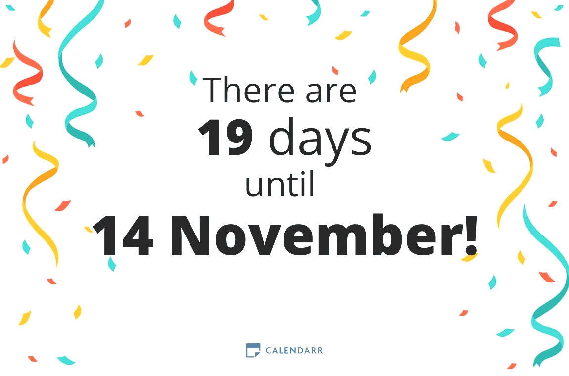 How many days until 14 November - Calendarr