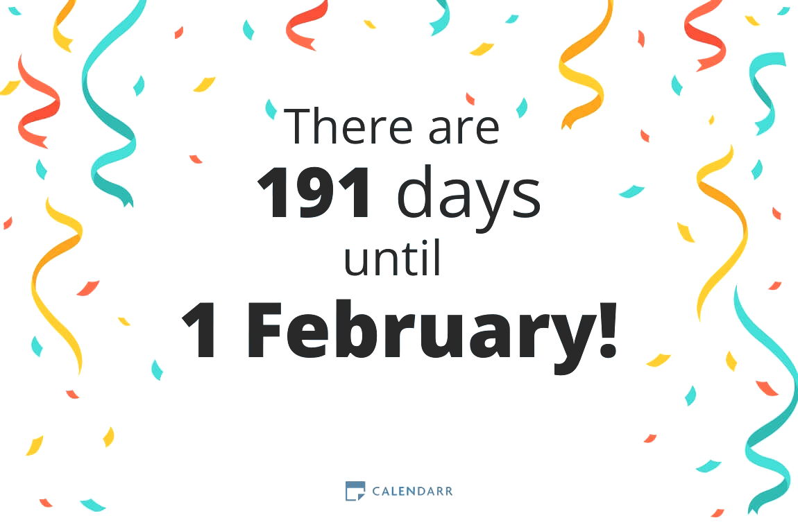 How many days until 1 February - Calendarr