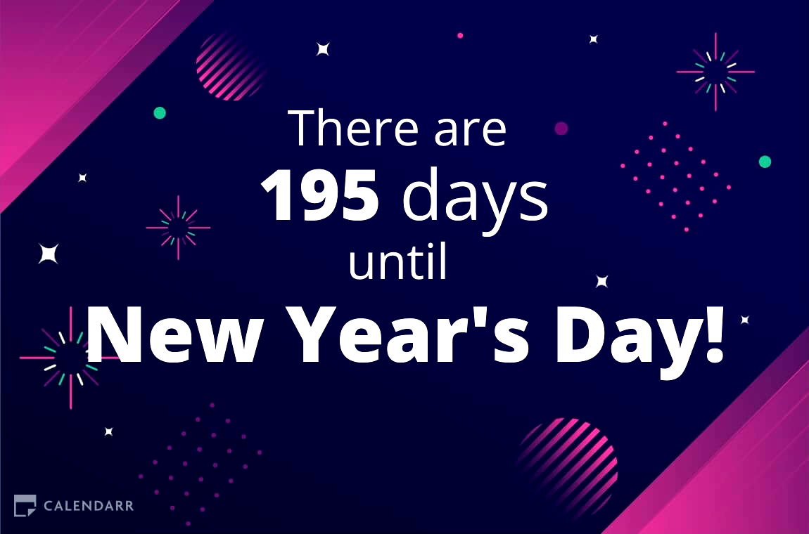 How many days until New Year's Day - Calendarr