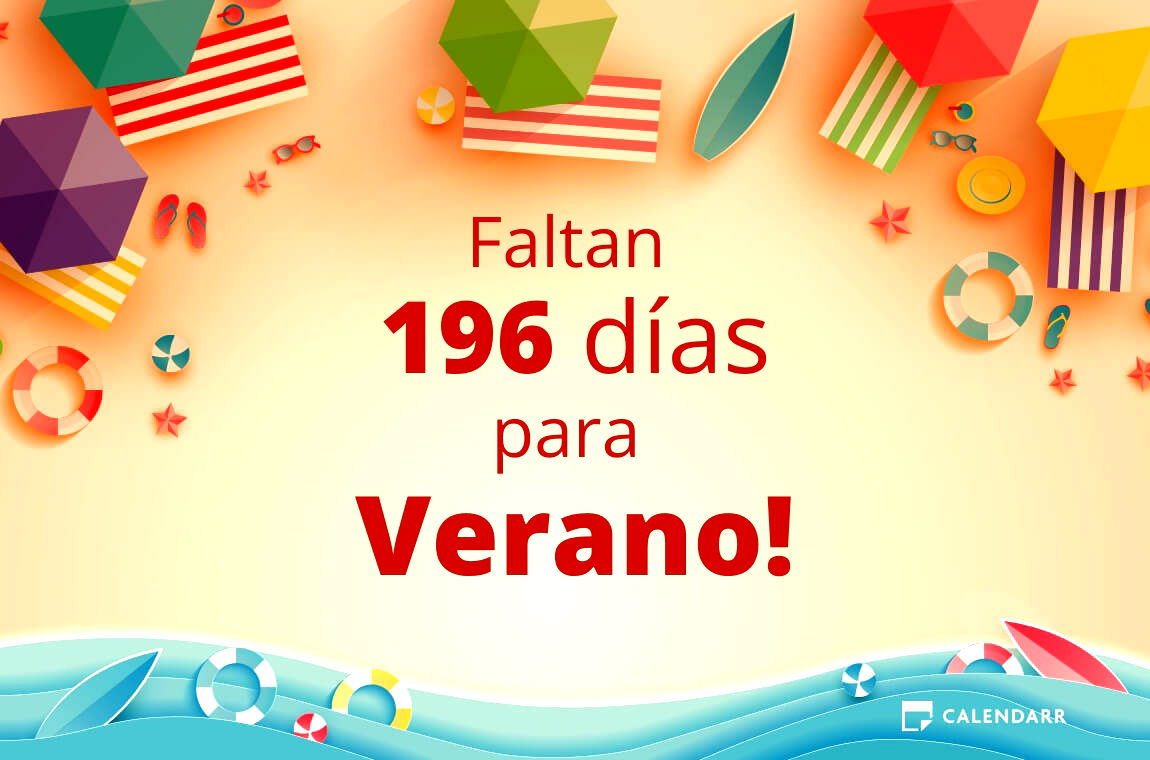 Descubre cuántos días faltan para Verano - Calendarr