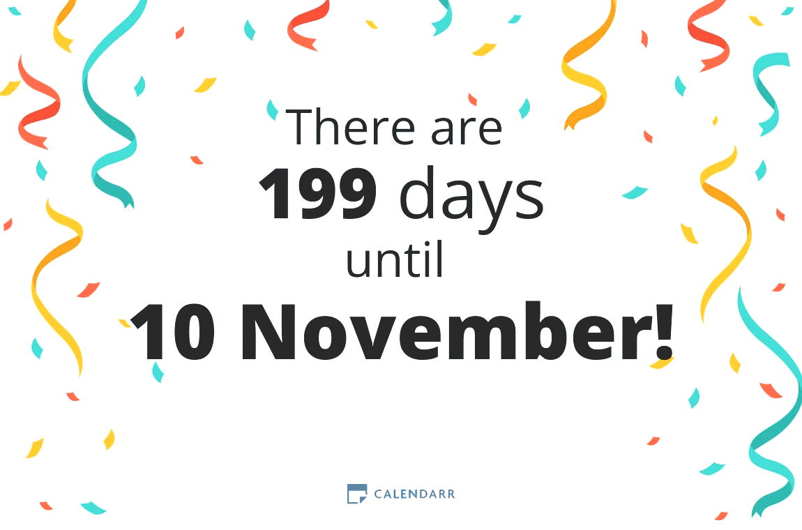 How many days until 10 November - Calendarr