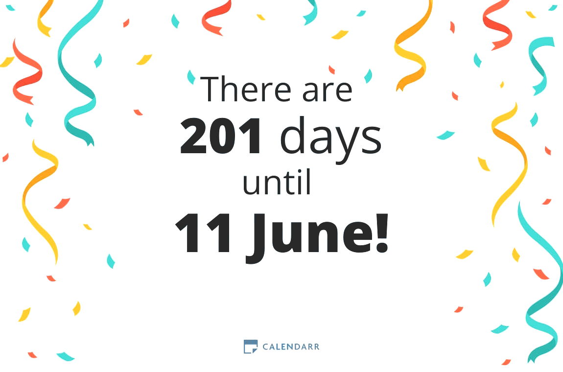 How many days until 11 June - Calendarr