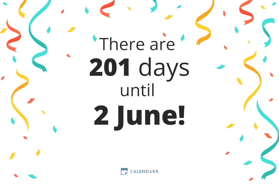 How many days until 2 June - Calendarr