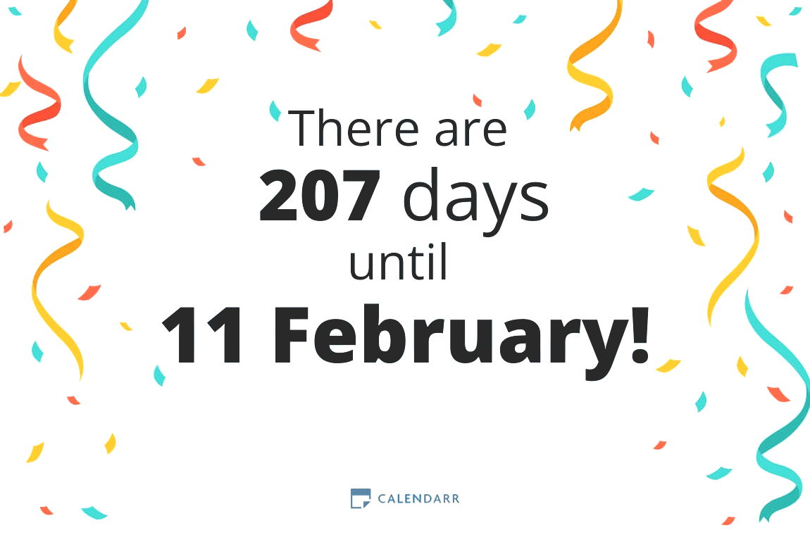 How many days until 11 February - Calendarr