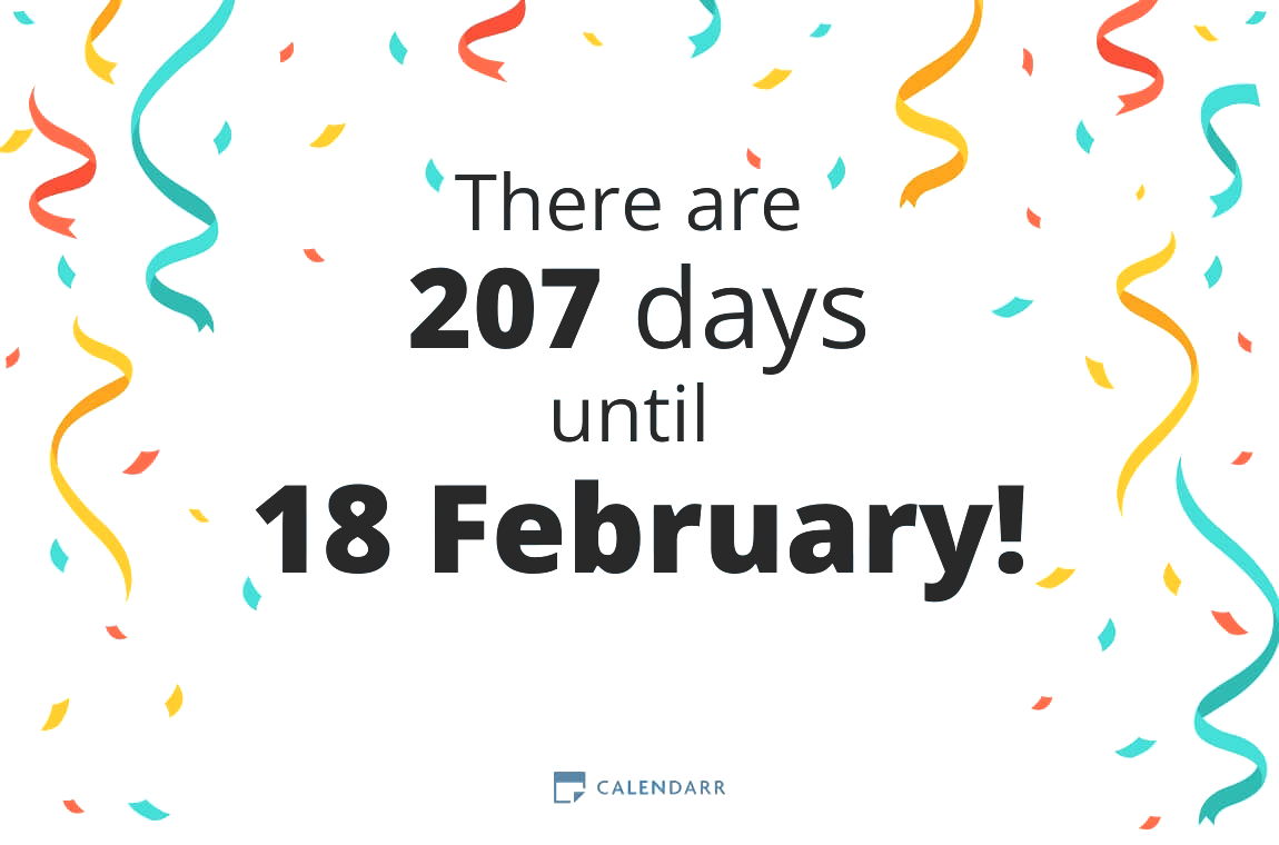 How many days until 18 February - Calendarr