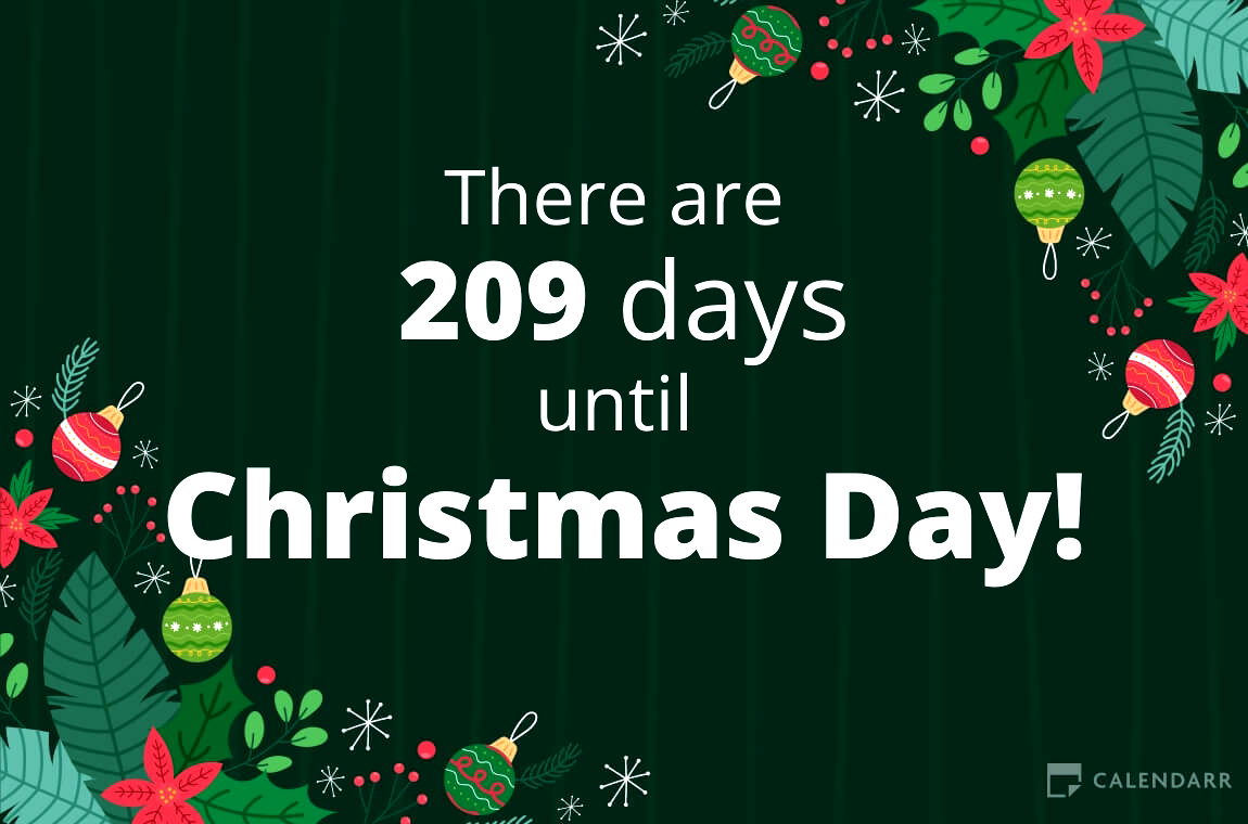 How many days until Christmas Day - Calendarr