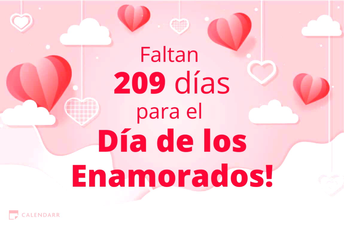 Descubre cuántos días faltan para  el Día de los Enamorados - Calendarr