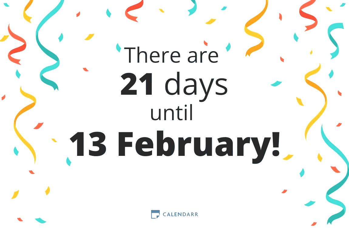 How many days until 13 February - Calendarr