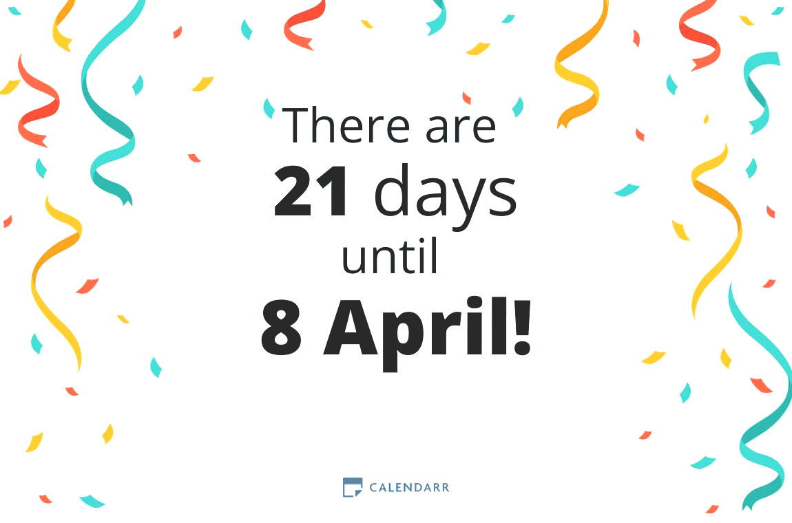 How many days until 8 April - Calendarr