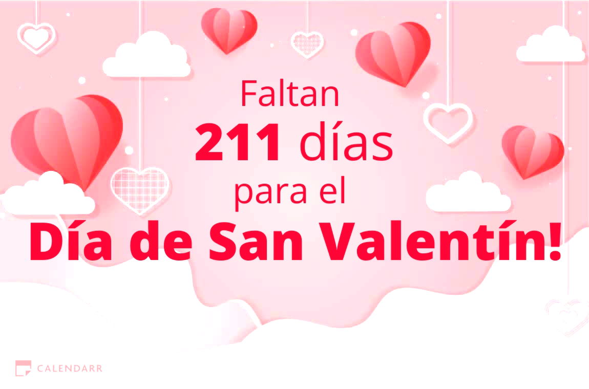 Descubre cuántos días faltan para el Día de San Valentín - Calendarr