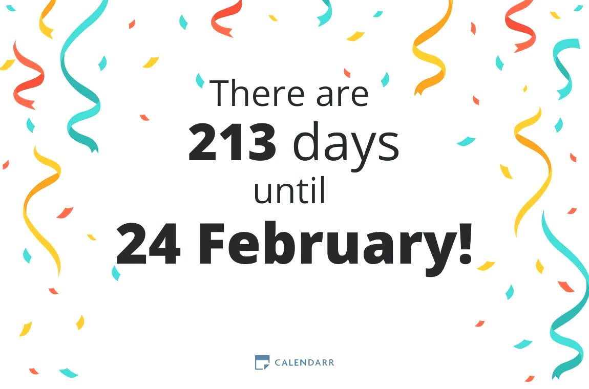 How many days until 24 February - Calendarr